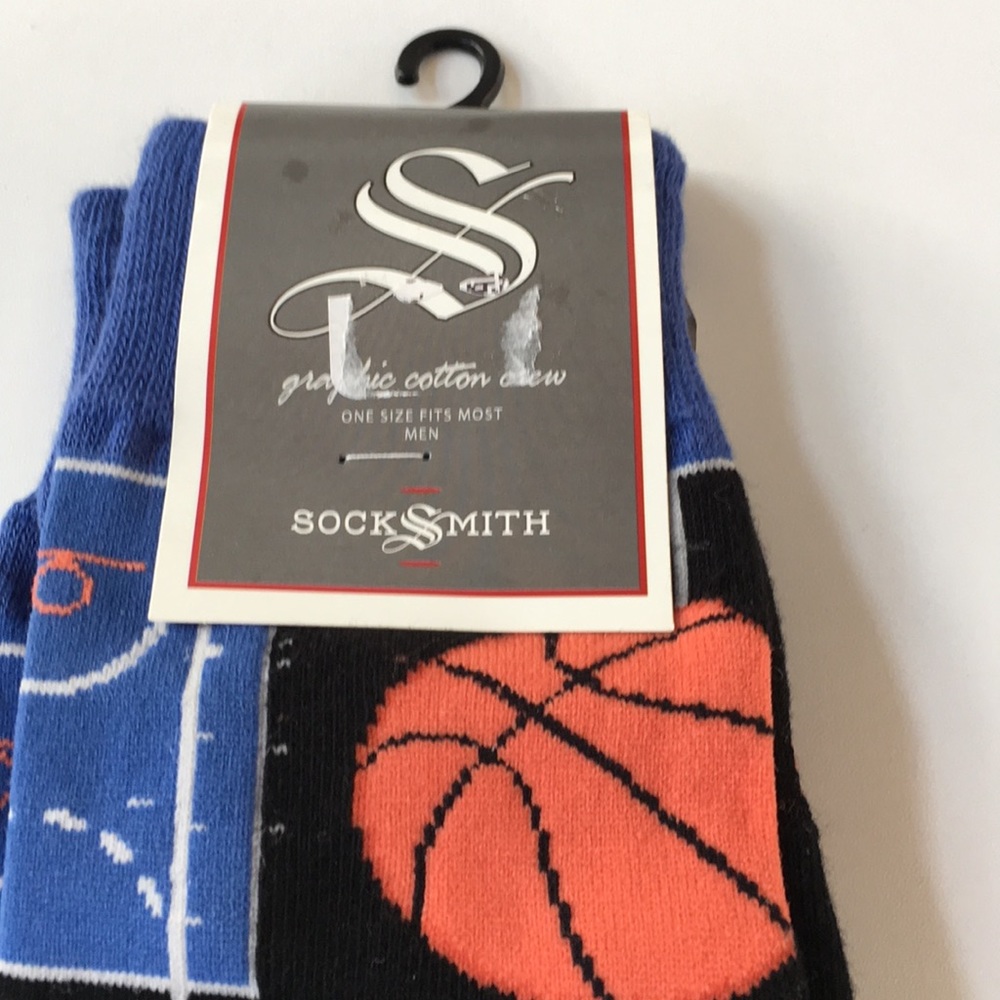 Sock Smith BASKETBALL COURT BALL socks graphics